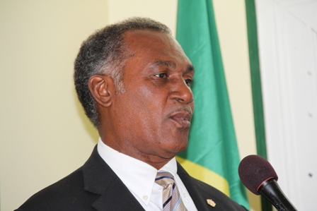 Premier of Nevis and Minister of Security in the Nevis Island Administration Hon. Vance Amory
